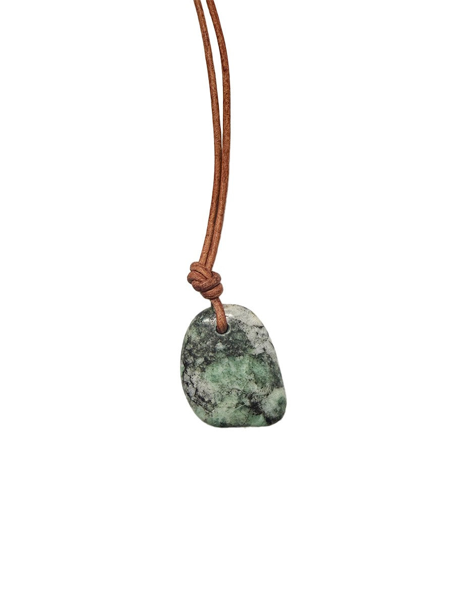 Emerald Crystal Pendant - Matthew Swope Jewelry