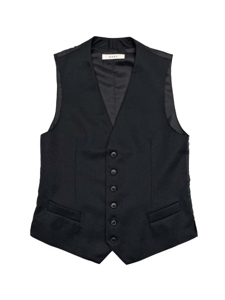 Structured Vest in Black