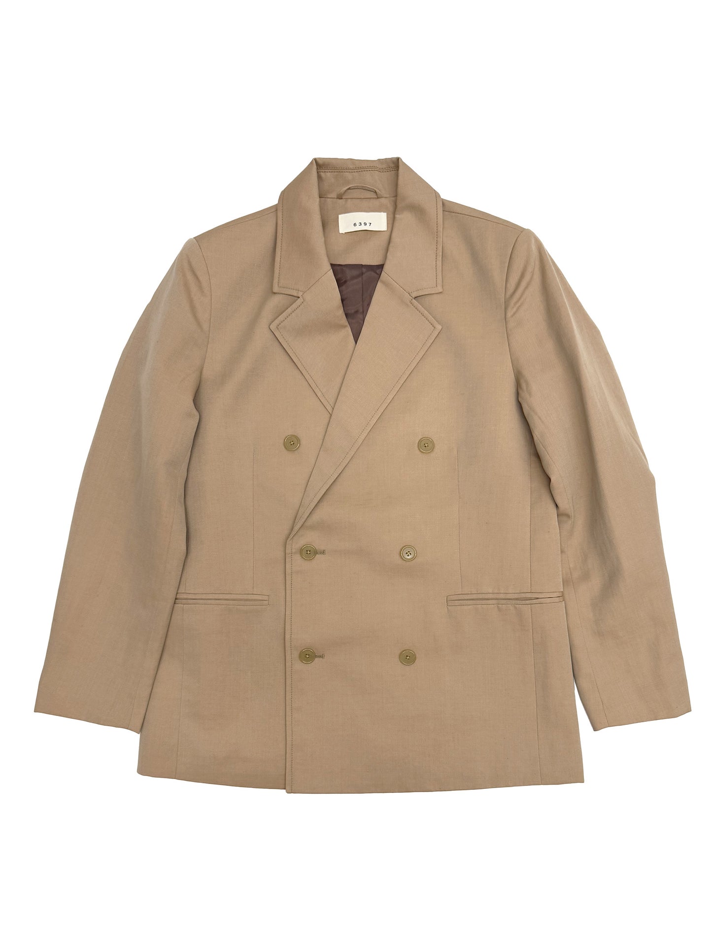 Double Breasted Blazer Sand