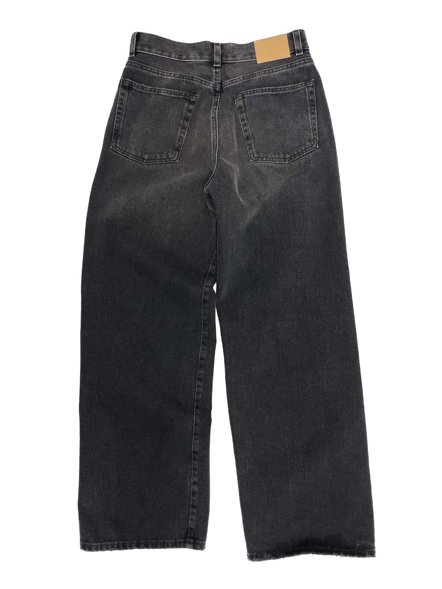 Wide Jean in Black Brown