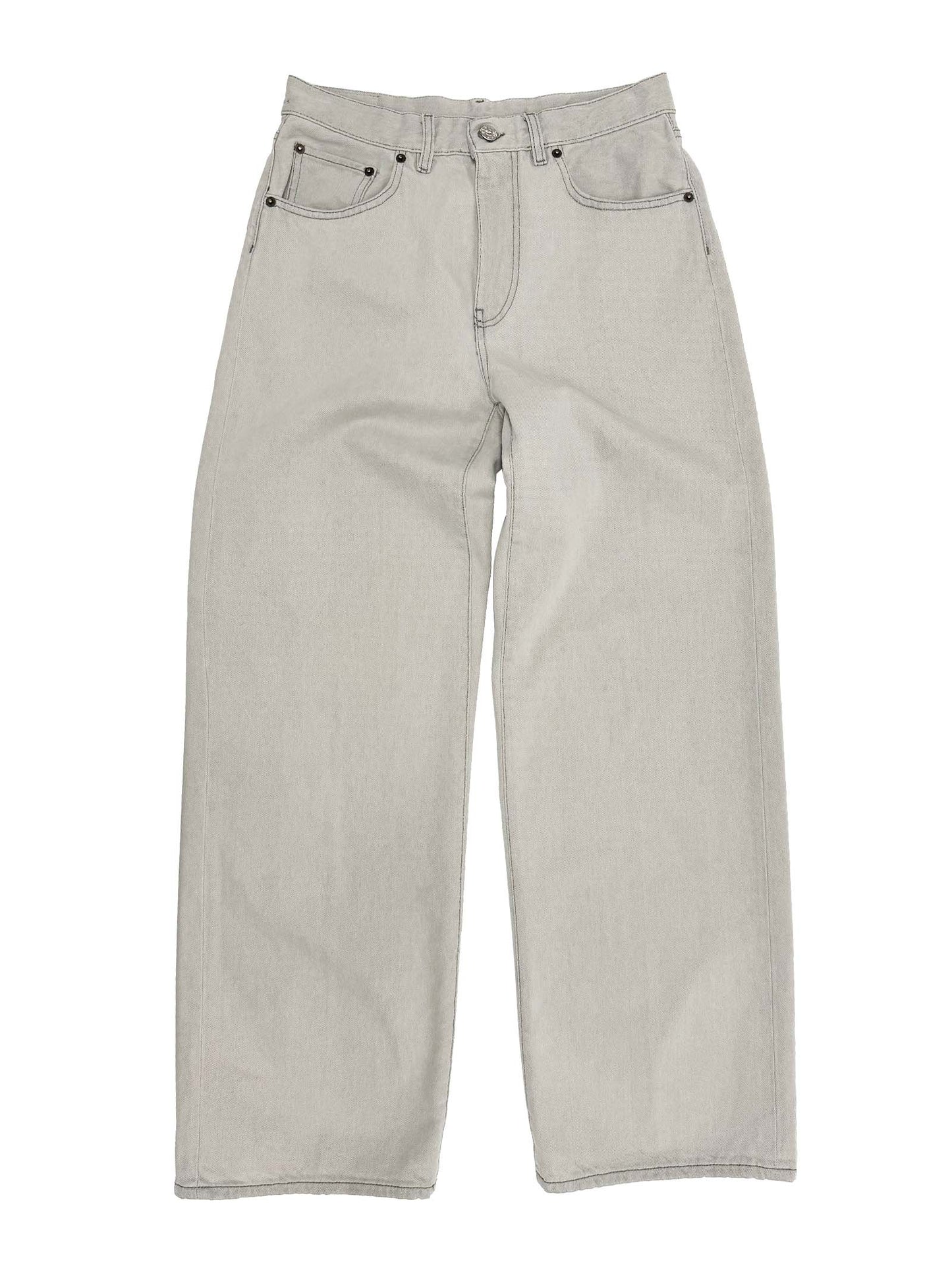 Wide Jean in Superlight Grey