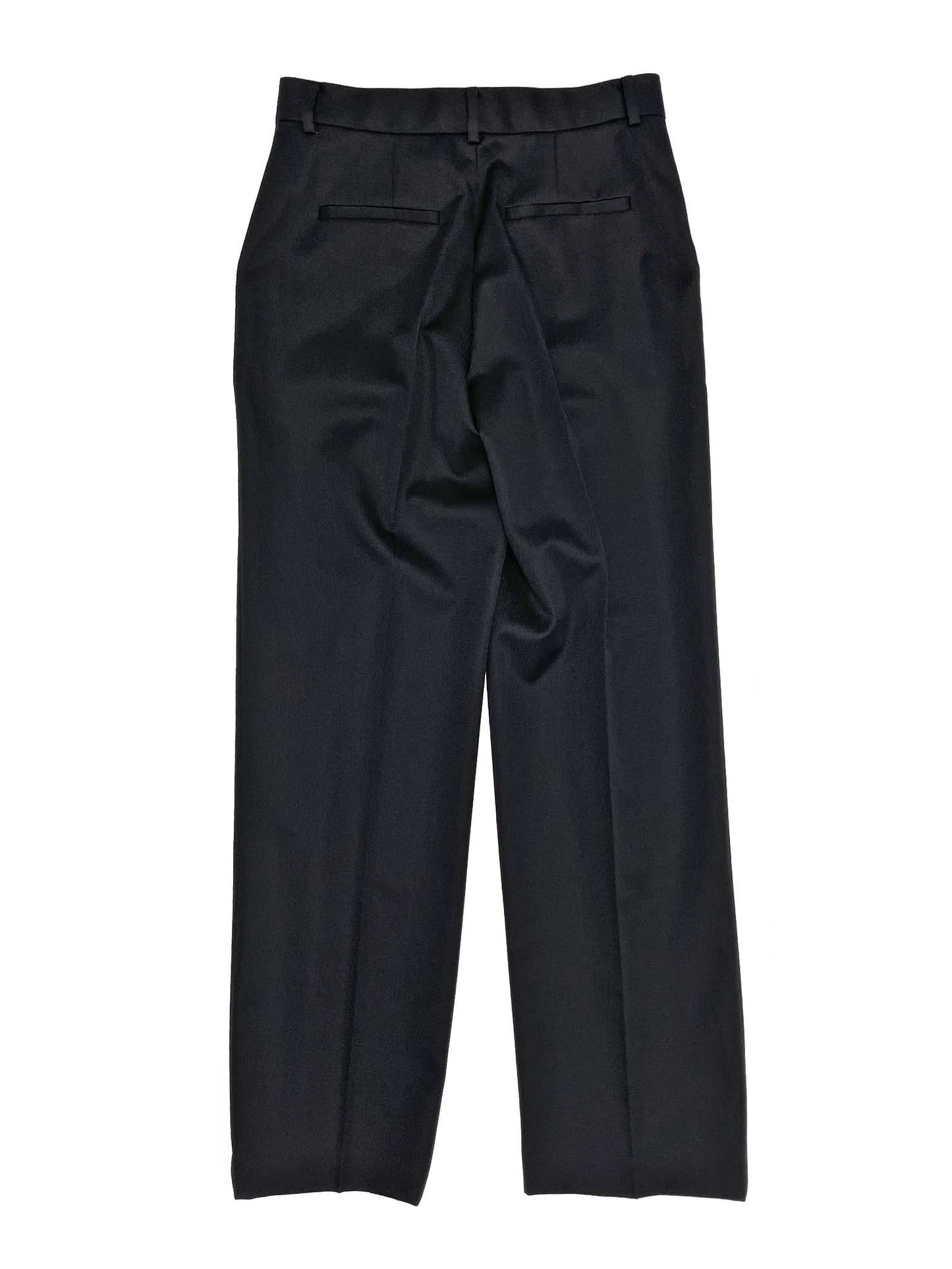 Structured Oversized Trouser in Black