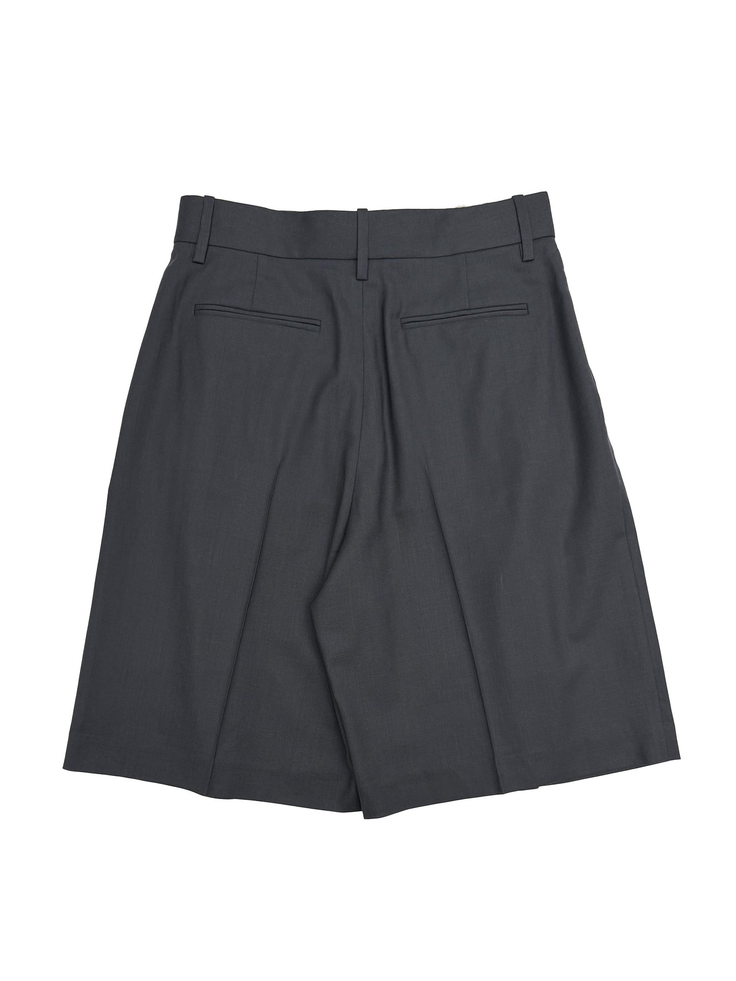 3-Pleat Short Asphalt
