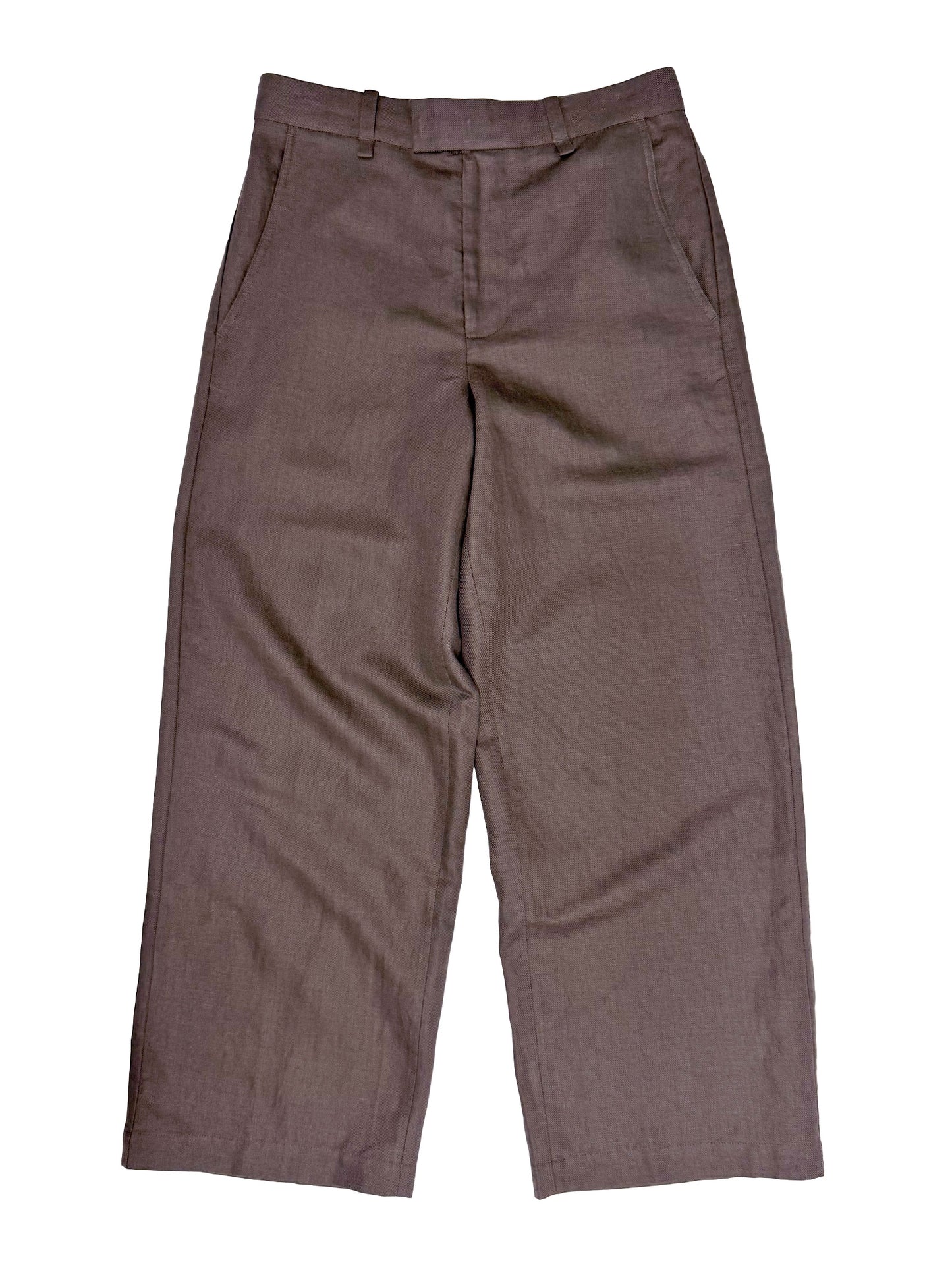 Cropped Roomy Trouser Espresso