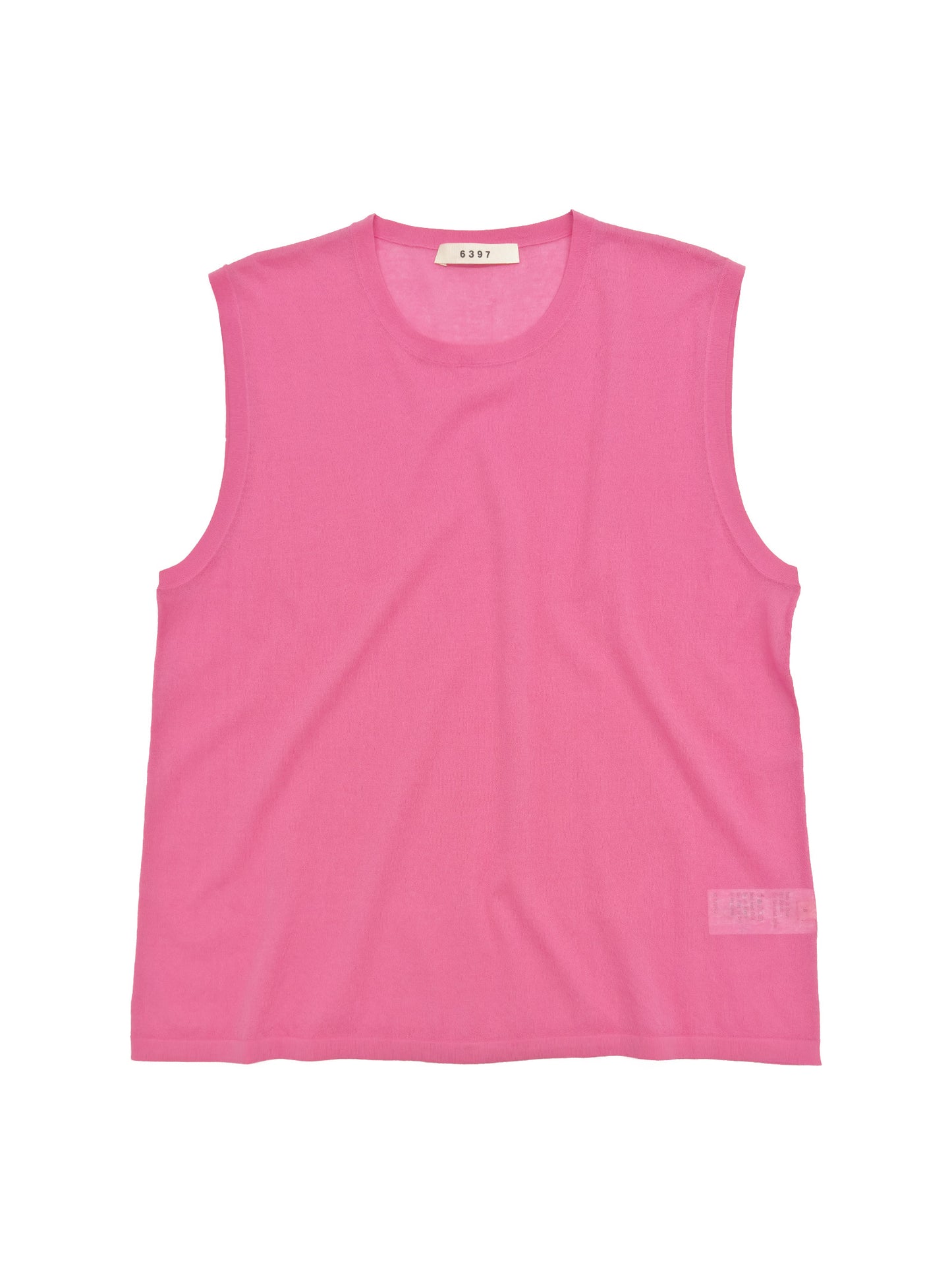 Sheer Muscle Tank in Bubblegum