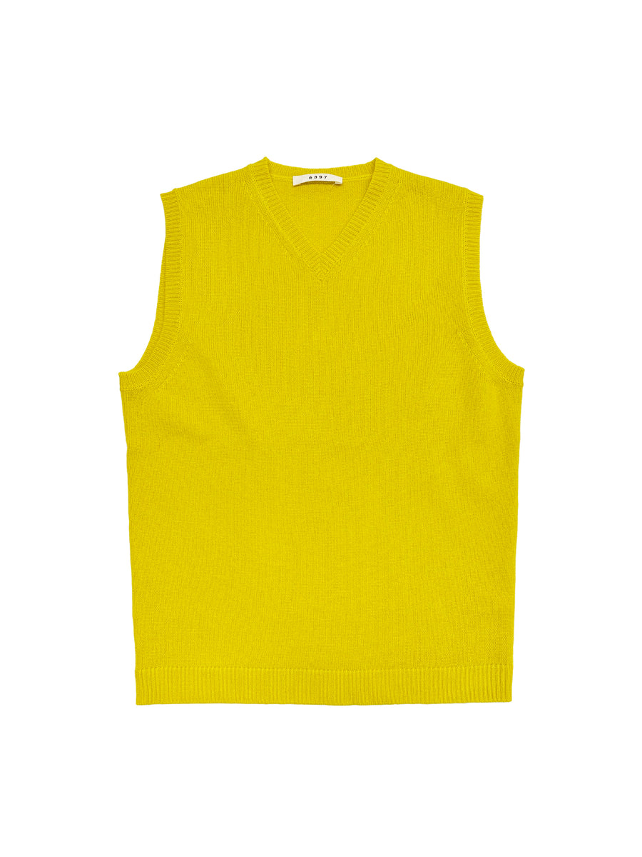 Mustard sweater vest best sale