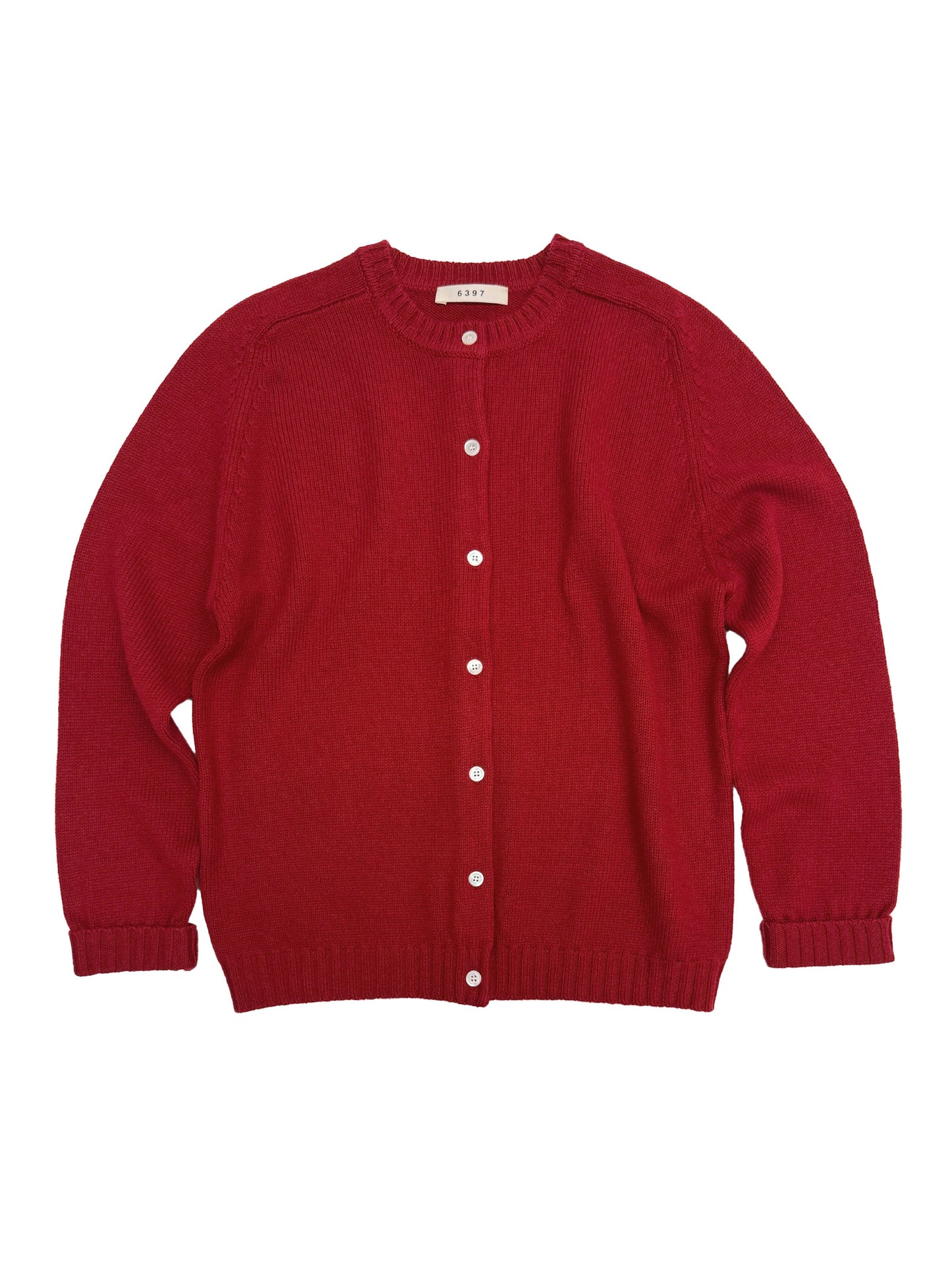 High Crew Cardigan Ruby