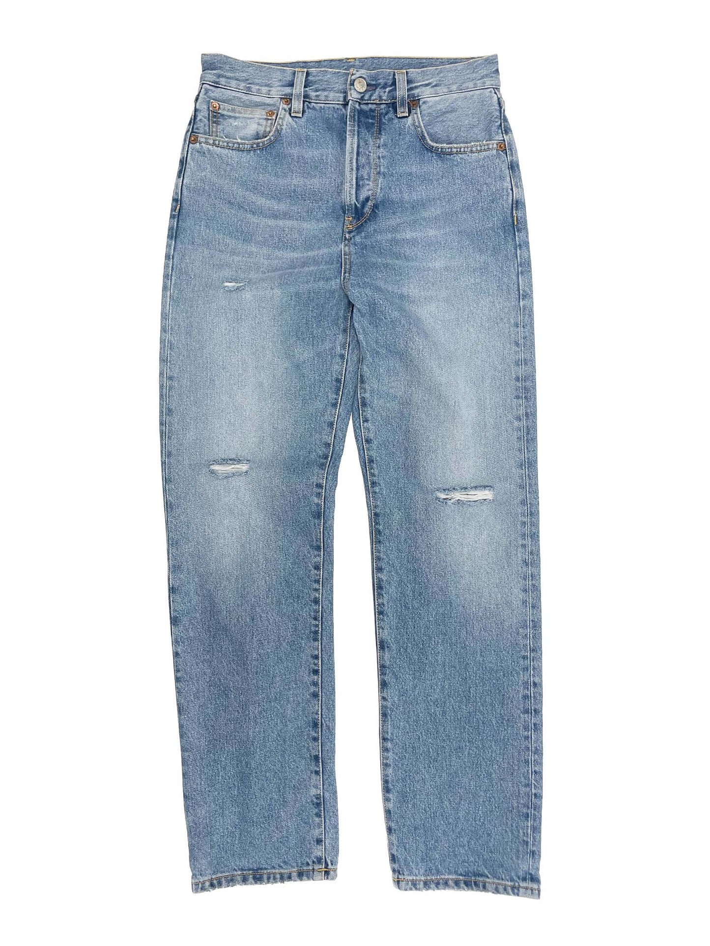 Torn Relaxed Straight in Torn True Blue