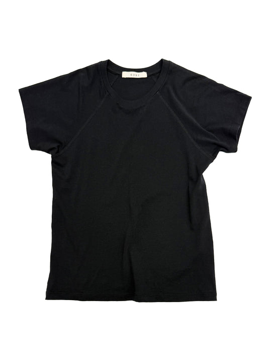 Raglan Slim Tee in Black