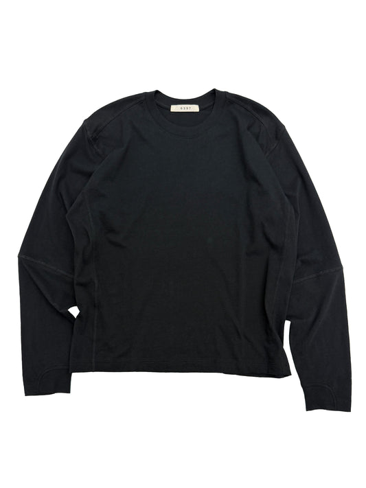 Coverstitch L/S T in Black