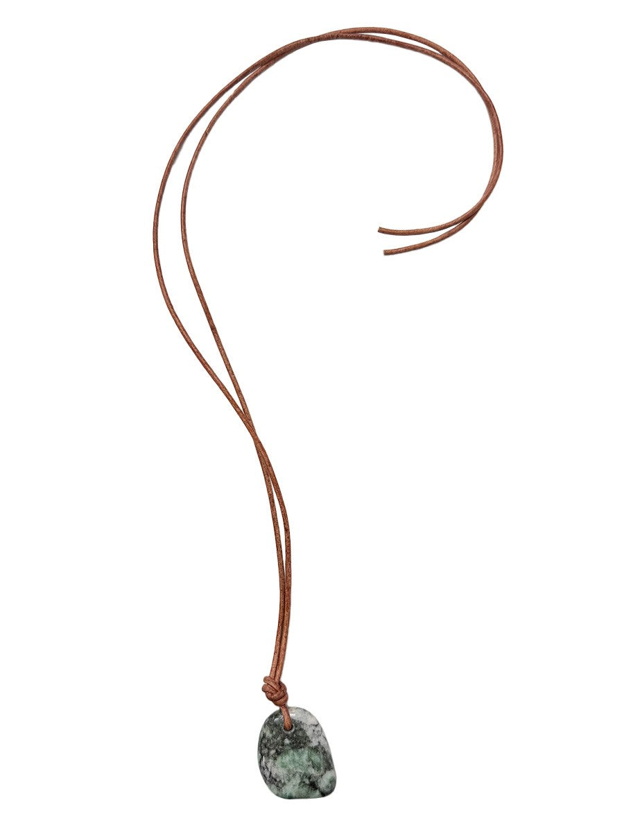 Emerald Crystal Pendant - Matthew Swope Jewelry