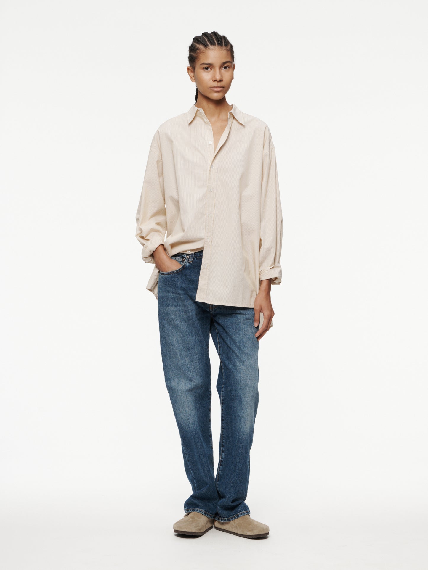 Baggy Jean in Clean Vintage Blue