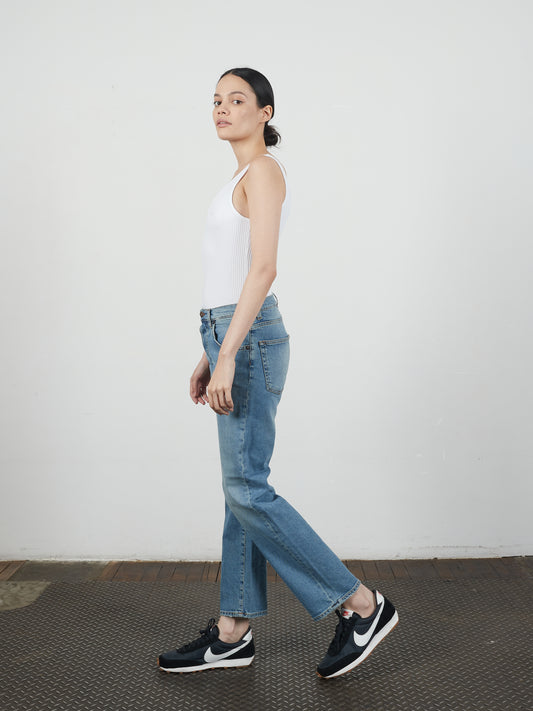 495 Jean in Stone Wash Blue