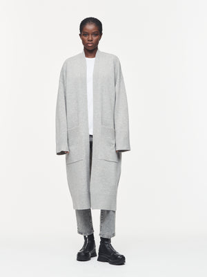 Blanket Cardigan in Light Grey