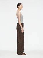 Structured Oversized Trouser in Earth