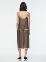 Double Layer Shift Skirt in Nude