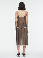 Double Layer Shift Skirt in Nude