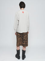 Slip Skirt in Tiger Print