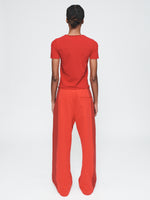 Curved Trackpant in Rouge