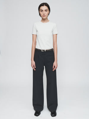 Double Back Pant in Washed Black