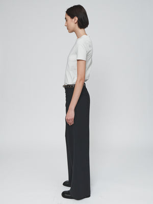 Double Back Pant in Washed Black