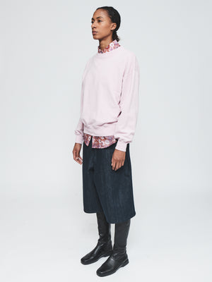 Deb Sweatshirt in Pink Chalk