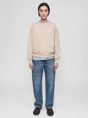 Deb Sweatshirt in Nude Chalk