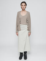 Draped Wrap Skirt