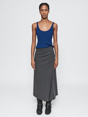 Draped Wrap Skirt