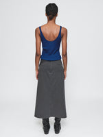 Draped Wrap Skirt