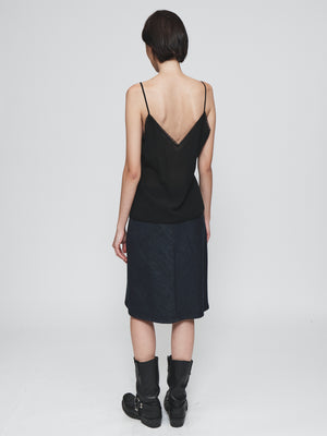 V-Neck Camisole in Black