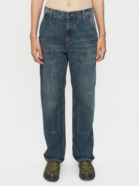 Double-Knee Jean in Tractor Blue