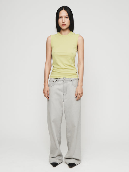 Wide Jean in Superlight Grey