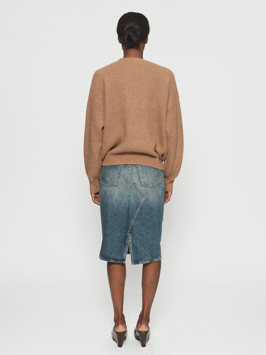 Military Mesh Crew Camel