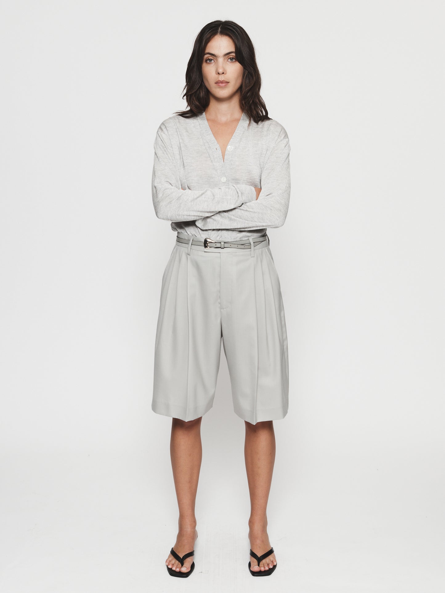 3-Pleat Short Cement