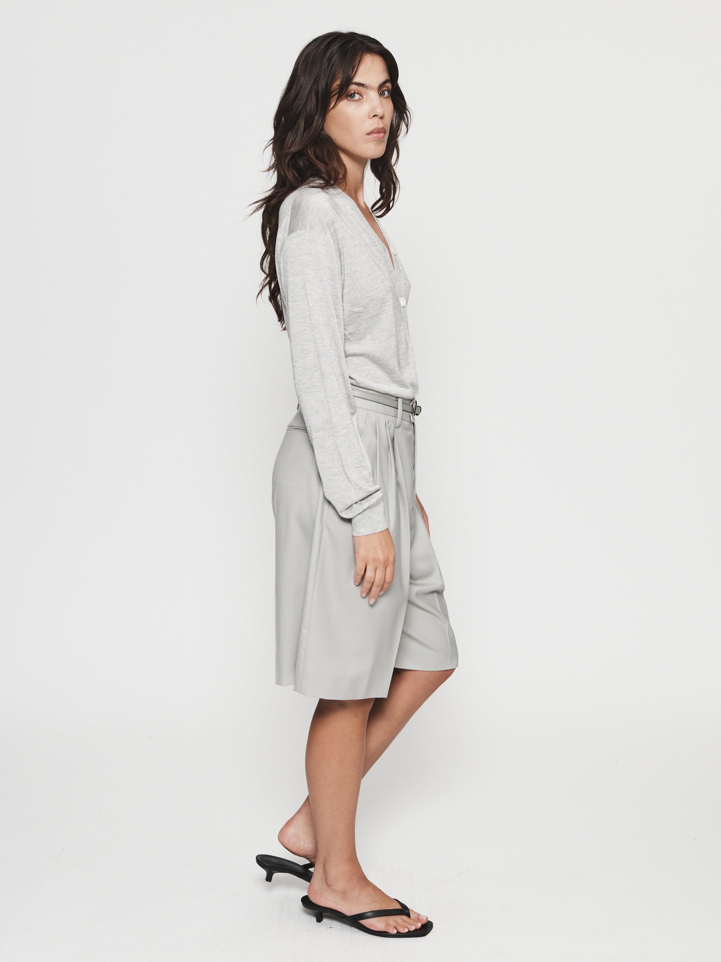 3-Pleat Short Cement