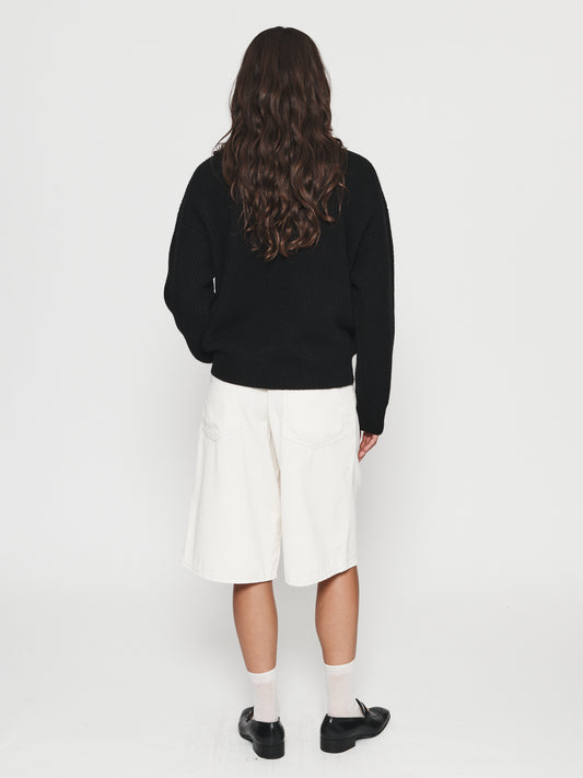 Military Mesh Crew Black