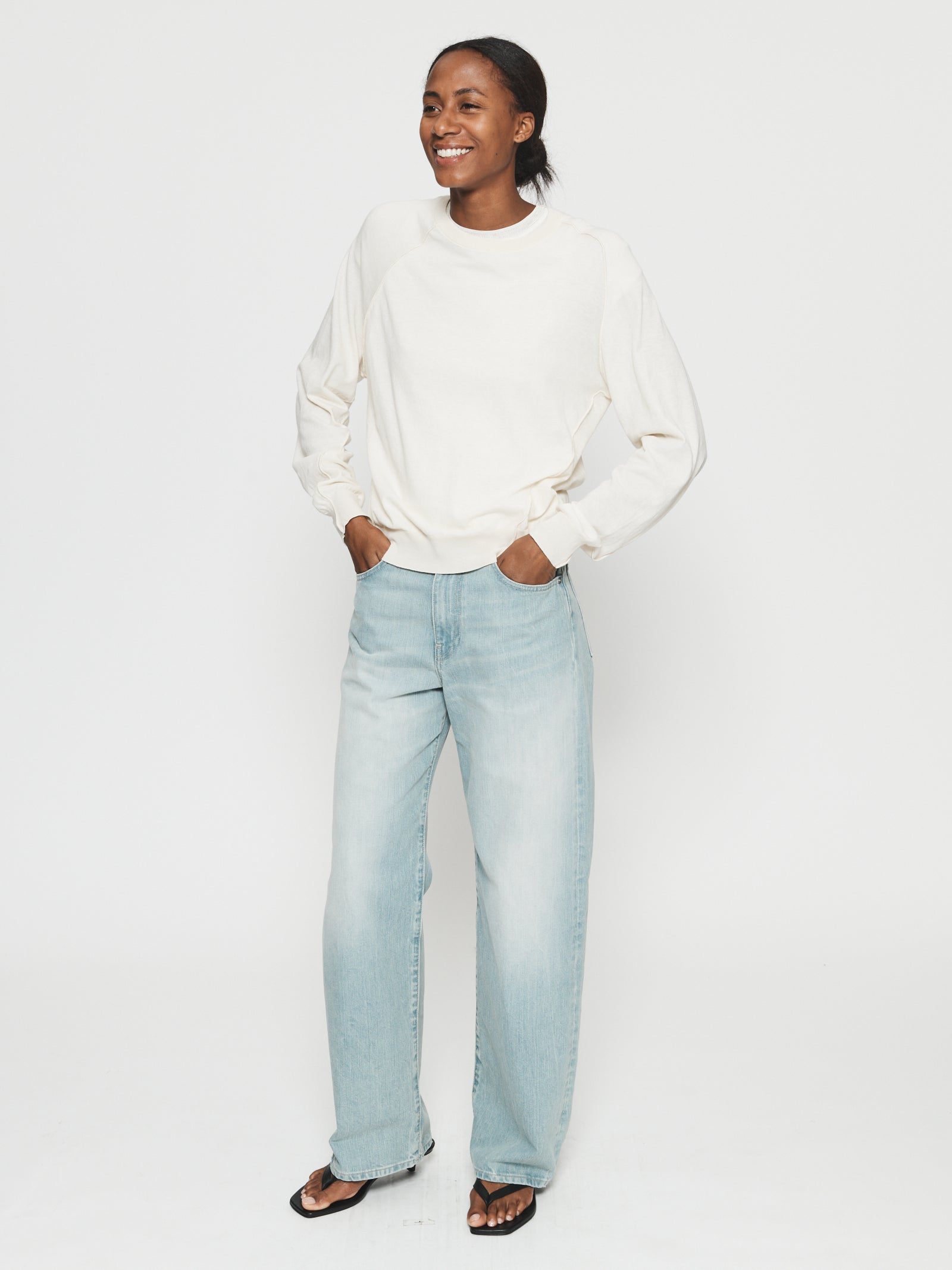 Inside Out Crewneck Natural