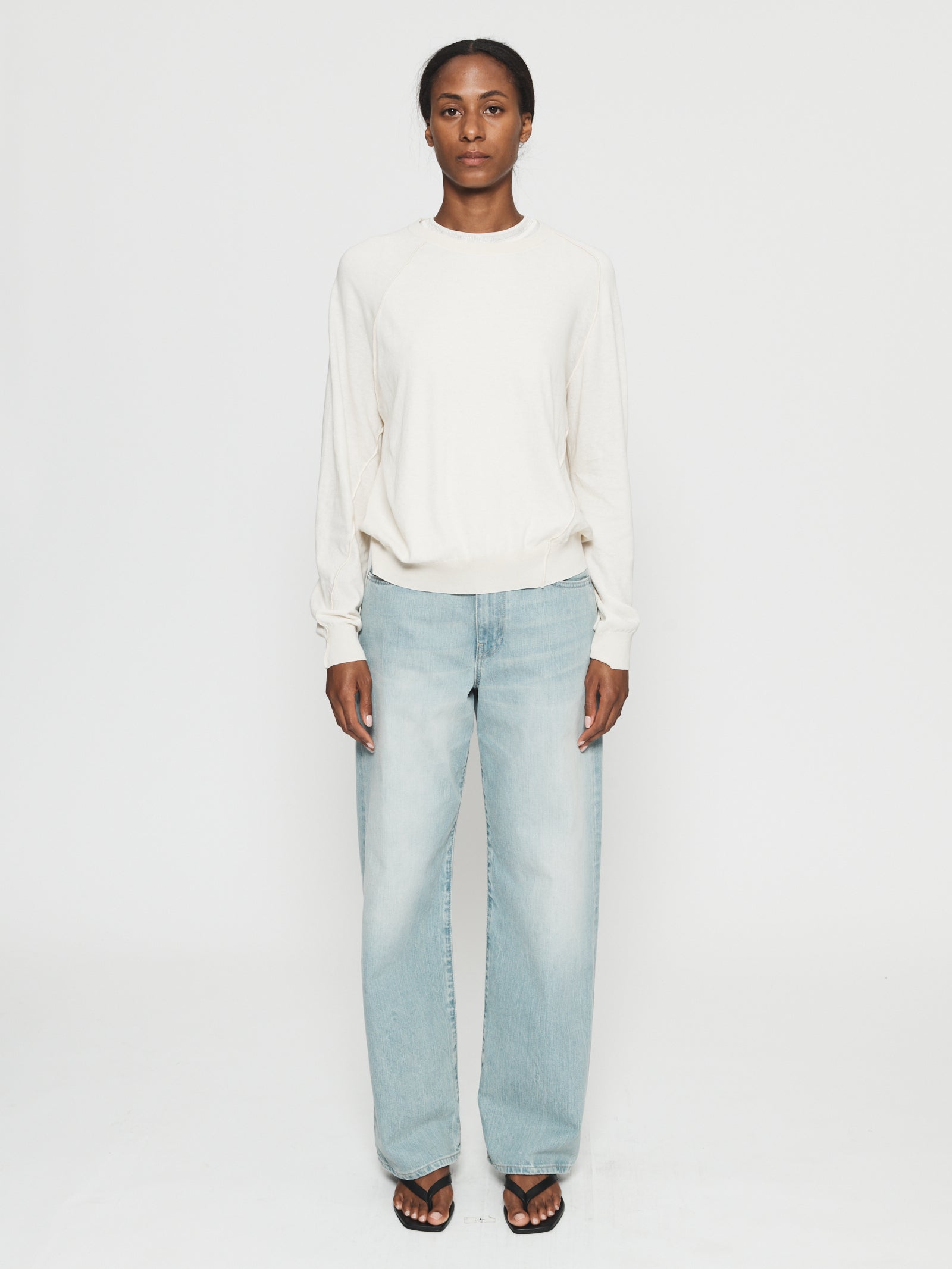 Inside Out Crewneck Natural