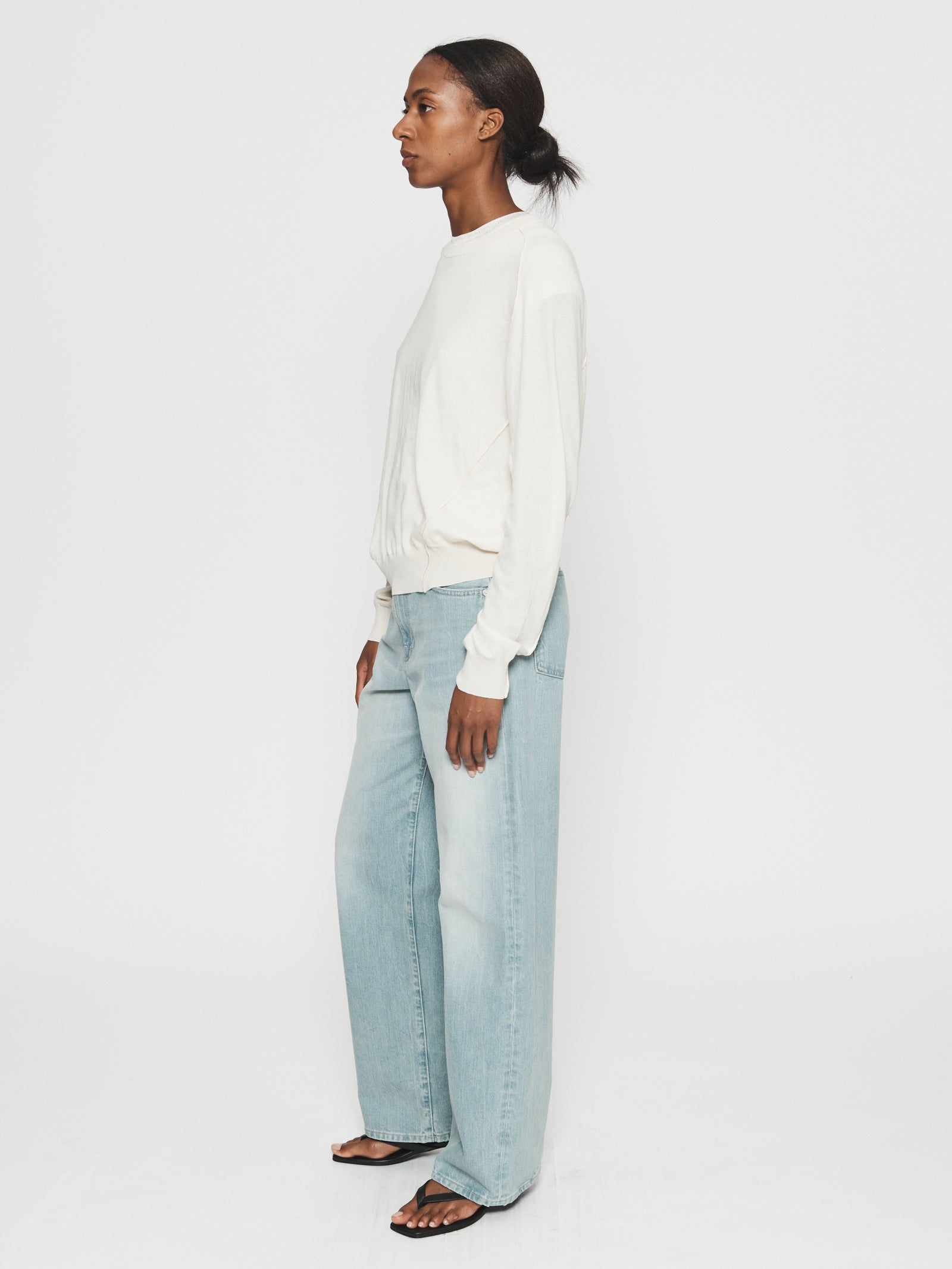 Inside Out Crewneck Natural