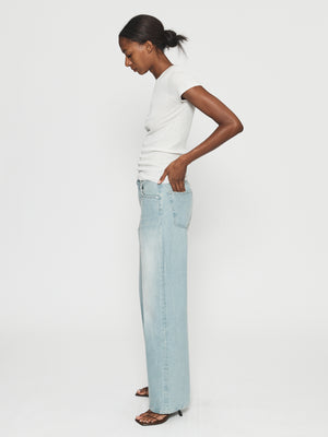 Wide Jean in Beach Blue