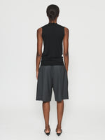 Sleeveless Mock in Black