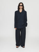 3-Pleat Trouser in Navy