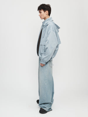 Track Jacket in Cloud Blue