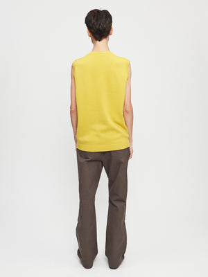 Milano Vest in Yellow