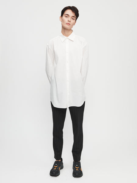 Slim Long Shirt in White