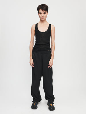 Tailored Warm Up Pant in Black