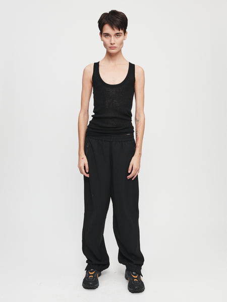 Tailored Warm Up Pant in Black