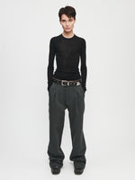 Washed Slouchy Trouser in Ash