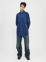 Slim Long Shirt in Ultramarine